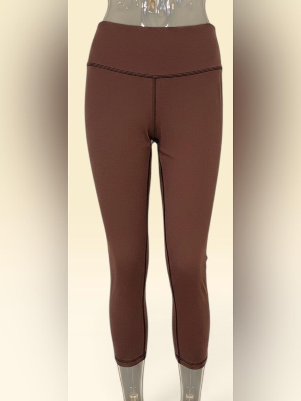 SPANXshape Booty Boost 7/8 Legging Raw Cut, High-Waist, in Brown